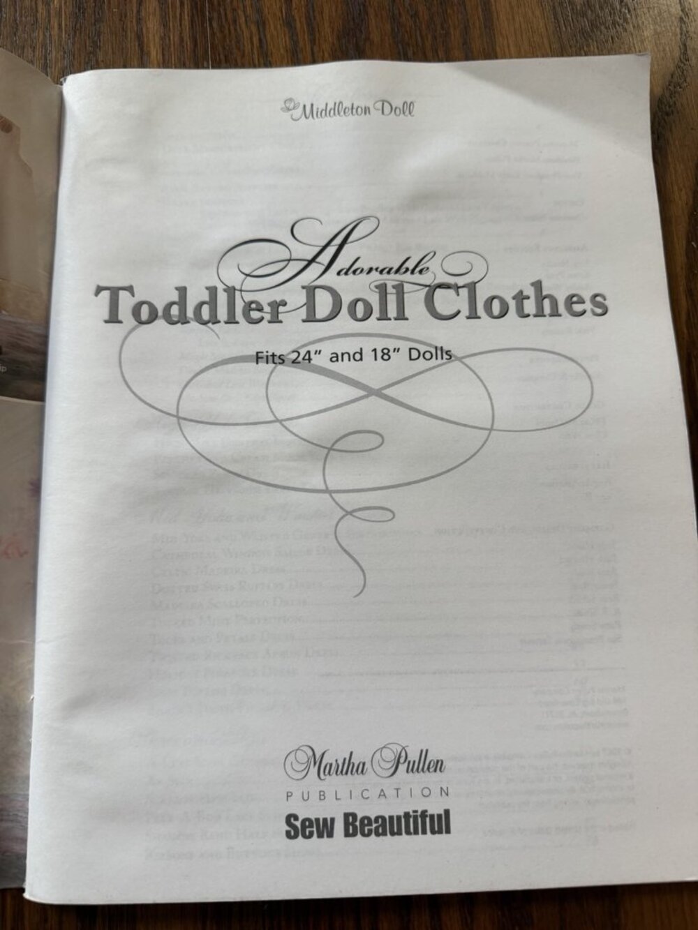 Adorable Toddler Doll Clothes For 18" & 24" Dolls by Martha Pullen ~ Middleton - Picture 3 of 6